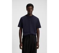 HUGO T-shirt relaxed fit in cotone con logo stampato - Style Dapolino, 50488330 Blu scuro S