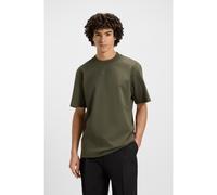 HUGO T-shirt relaxed fit in cotone con logo stampato - Style Dapolino, 50488330 Oliva XL