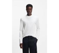 HUGO T-shirt slim fit in cotone mercerizzato con collo a lupetto - Style Dimersolo, 50544281 Bianco XXL