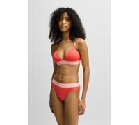 HUGO Tanga in cotone elasticizzato con elastico in vita con logo - Style THONG SPORTY LOGO, 50480166 Rosso S