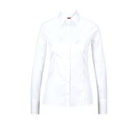 HUGO The Fitted Shirt Camicia da donna, Donna, Bianco (White 100), 44 EU