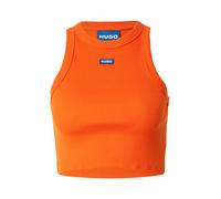 HUGO Top blu / arancione scuro / bianco Donna HUGO XL blu / arancione scuro / bianco