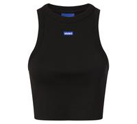 Hugo Canotta Baby Tank 50511450 cotone elasticizzato etichetta con logo blu Nero XXL Donna