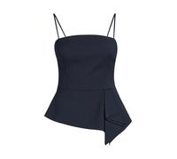 HUGO Top gessato con orlo a peplo - Style Calita, 50564137 Blue Stripes 42