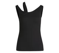 Hugo - Top con taglio asimmetrico e effetto brillante - -Tops -Donna -Nero -L