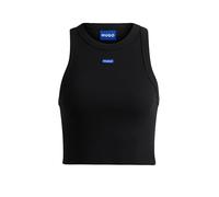 HUGO Top Corto Aderente nero | XL