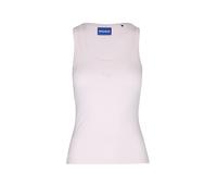 HUGO Top extra slim fit con logo in stampa puff - Style Damatank_B_1, 50572293 Rosa chiaro XS