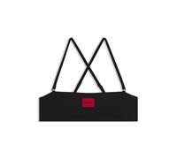 HUGO Top per bikini a fascia con etichetta con logo - Style RED LABEL BANDEAU, 50545483 Nero XL
