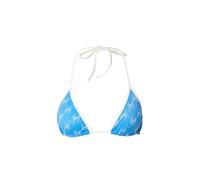 HUGO Red top bikini con stampa monogramma blu L