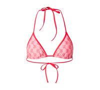 HUGO Top bikini a triangolo con loghi sovrapposti - Style MONOGRAM TRIANGLE, 50555664 Rosa XS