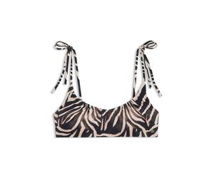 HUGO Top per bikini stampato con ciondolo con logo impilato - Style FANCY_Bralette, 50561287 A disegni M