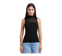 HUGO Top in maglia con sezione trasparente - Style Sieffy, 50566633 Nero XL