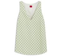 HUGO Top senza maniche con stampa geometrica e paillettes - Style Camaje-1, 50562157 Calce 38