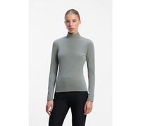 HUGO Top slim fit con righe in filo metallizzato - Style Drisila_1, 50569464 Grigio M