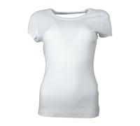Hugo, ,Tops ,Donna ,Bianco ,L T-shirt a costine Bianco