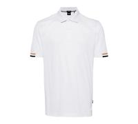 Hugo, ,Tops ,Uomo ,Bianco ,L Polo con logo gommato