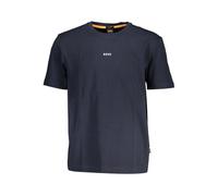 BOSS T-shirt relaxed fit in cotone elasticizzato con logo stampato - Style TChup, 50473278 Blu scuro M