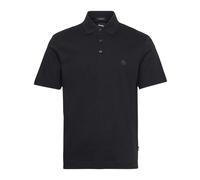 Hugo, ,Tops ,Uomo ,Nero ,M Polo in cotone con logo