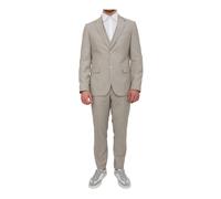 BOSS Abito tre pezzi slim fit in lana vergine - Style H-Houston-3Pcs-262, 50561836 Grigio chiaro 54