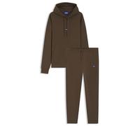 HUGO Tracksuit_nalonsonap 10249110 Maglia di Tuta, Dark Brown 208, S Uomo