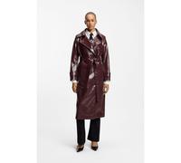 HUGO Trench doppiopetto in similpelle - Style Misando-1, 50554264 Viola scuro 42