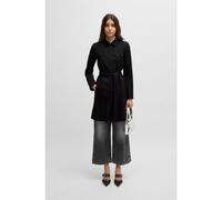 HUGO Trench doppiopetto regular fit in cotone - Style Makares-1, 50533902 Nero 48