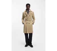 HUGO Trench idrorepellente in twill di gabardine - Style Maluks2511, 50554383 Beige 54