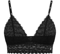 HUGO Triangle Leo Lace 10273197 01 Triangolo, Nero, S Donna