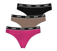 Hugo Triplet Thong Stripe Perizoma Donna (Pacco da 1)