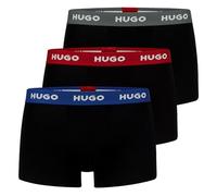 Hugo Trunk da Uomo, Confezione da 3, Nero (Red/Grey/Blue), M