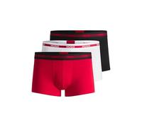 HUGO Boxer rosso sangue / nero / bianco, Taglia L