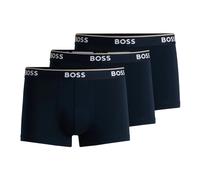Hugo, ,Underwear ,Uomo ,Blu ,M Boxer Corti Moderni Trunk 3-Pack