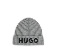 HUGO Berretto 'X565-6' grigio / nero, Taglia 55-60