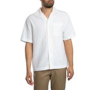 HUGO Uomo Camicia a maniche corte Exolino, bianca