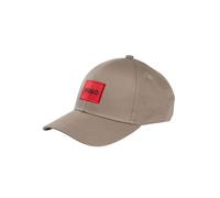 HUGO Uomo Cappellino da baseball con logo a scatola, Beige
