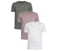 HUGO Uomo Confezione da 3 magliette Crew Lounge, Multicolore
