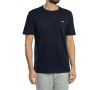 HUGO Uomo Maglietta con logo Dero222, Blu