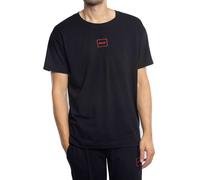 HUGO Uomo Maglietta Laze Lounge, Nero