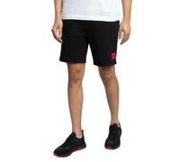 HUGO Bermuda in terry di cotone con etichetta con logo rossa - Style Diz222, 50466196 Nero S