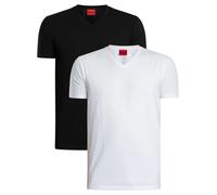 HUGO Uomo T-shirt con scollo a V lounge da 2 pezzi, Multicolore