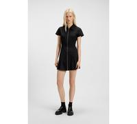 HUGO Vestito aderente con zip anteriore e gonna a pieghe - Style Kahuma-1_B, 50543063 Nero 48