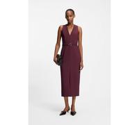 HUGO Vestito con scollo a V e fibbia - Style Katoni-2, 50559123 Bordeaux 48