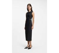 HUGO Vestito di lunghezza midi con moschettone in metallo - Style Klinda, 50564202 Nero 38