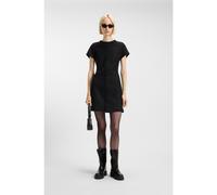 HUGO Vestito in bouclé scintillante con rifiniture con nastro a catena - Style Kifara, 50555905 Nero 46