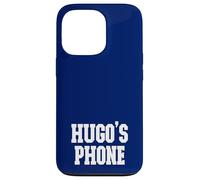 Hugo's Phone Hugo Nome Personalizzato Bianco Blu Custodia per iPhone 13 Pro