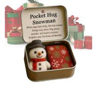 Hugs for Friends - Mini emotivo edificante - Little Pocket Christmas Hug | per vacanze apprezzamento San Valentino compleanno donne uomini amanti bambini buona fortuna cura amici adulti