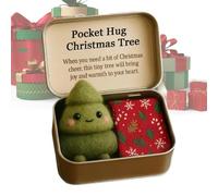 Hugs for Friends, Uplifting Handmade Keepsake, Little Pocket Christmas Hug | per vacanze, buona, colleghi, apprezzamento per San, donne, uomini, amanti, bambini, amici e adulti