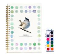 Hugs Garden Watercolor Workbook, Hugs Garden Watercolor Books, Beginner-Friendly Watercolor Workbook, Nature Scenes Paint Set Art Crafts (B)