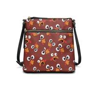 HUGS IDEA Borsa a tracolla autunnale da donna elegante borsa a tracolla grande capacità borsa a tracolla, Cartoon Turchia, Taglia unica