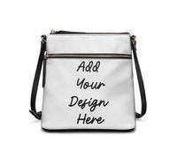 HUGS IDEA Borsa a tracolla da donna borsa a tracolla natalizia per donna borsa a tracolla in pelle, Borsa a tracolla personalizzata, Taglia unica